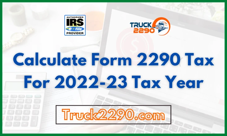 calculate form 2290 tax using tax calculator