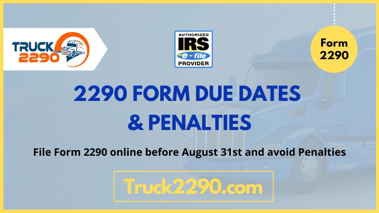 file 2290 form before the due date of August 31